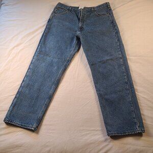 Carhartt Flannel Lined Pants Men's 40x32 Relaxed Fit Blue